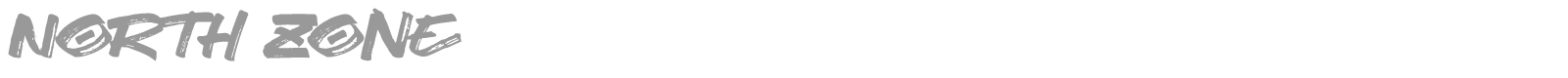 North Zone font preview